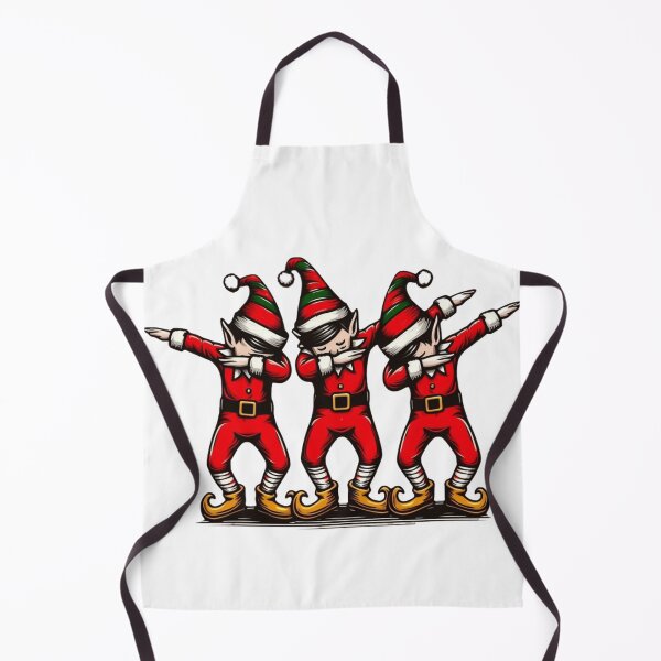 Item preview, Three Dabbing Elves designed and sold by HeadTurningArt.