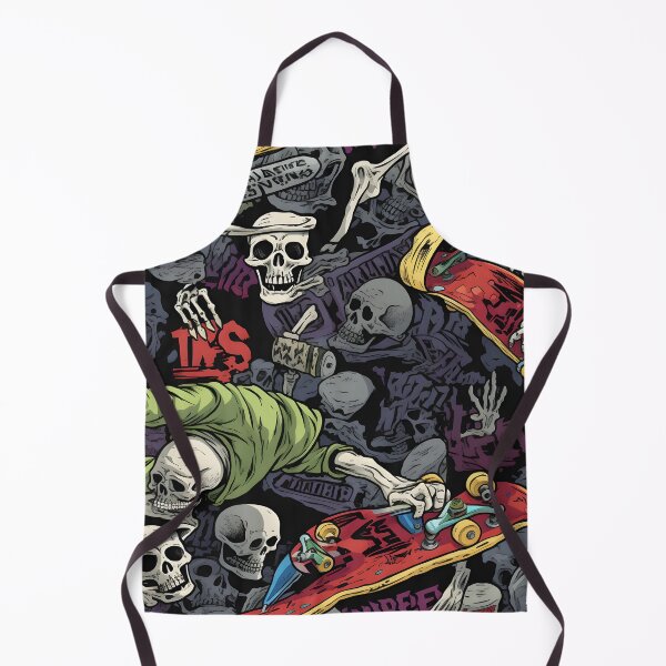 Item preview, Thrashin' Bones: Skateboarding Skulls with a Rebel Attitude designed and sold by inkArtistryfine.