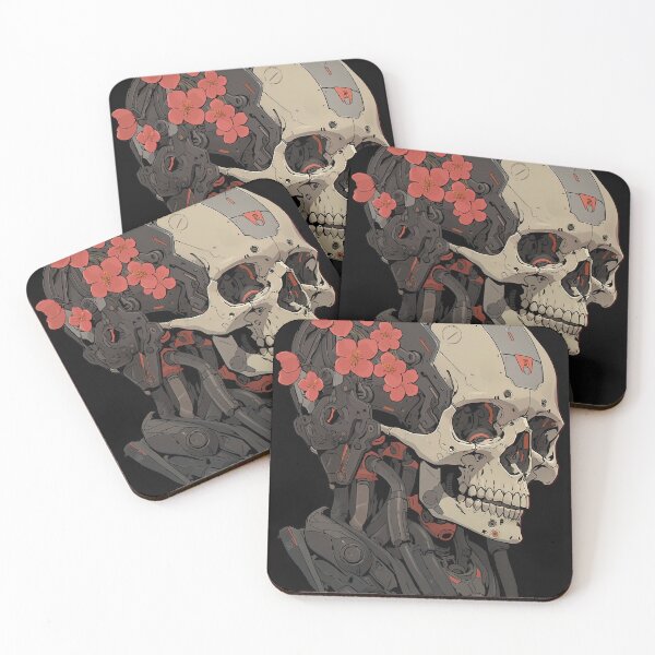 Item preview, floral cyber skull life designed and sold by ururuty.