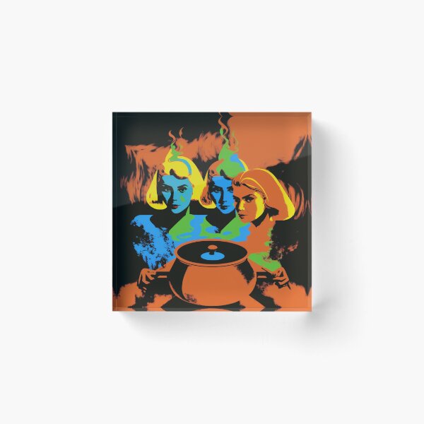 Item preview, Witches Around a Cauldron Pop Art 1 designed and sold by AstroRisq.