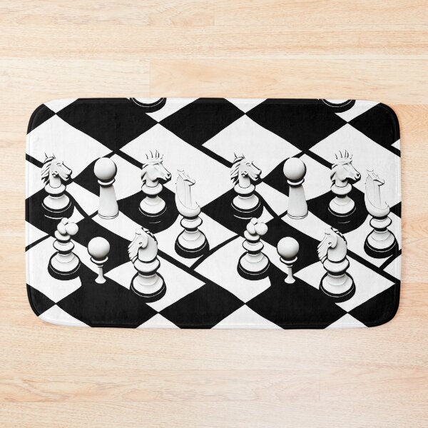 Item preview, Chessland BnW - Seamless Pattern designed and sold by Chubuter.