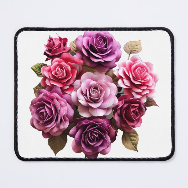 Item preview, Rose Bouquet Painting Drawing Logo Sticker, wall arts, Art Prints and More designed and sold by Kevin Lou.