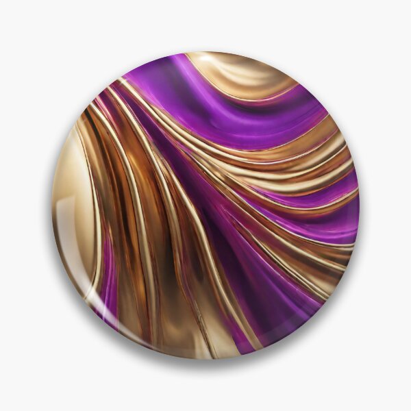 Item preview, Modern Abstract Flow Art- Purple  and Gold designed and sold by artcolory.
