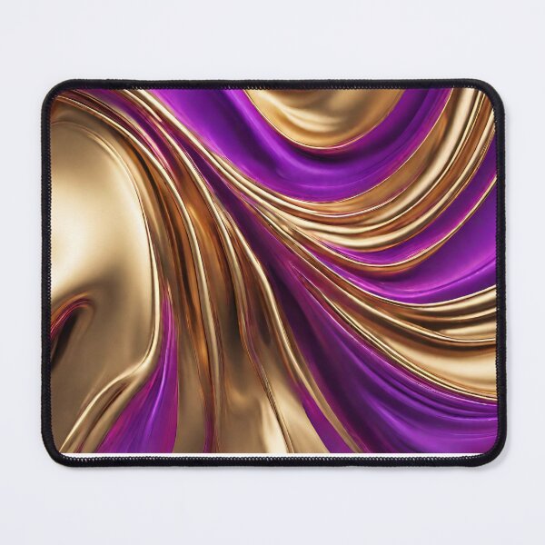 Item preview, Modern Abstract Flow Art- Purple  and Gold designed and sold by artcolory.