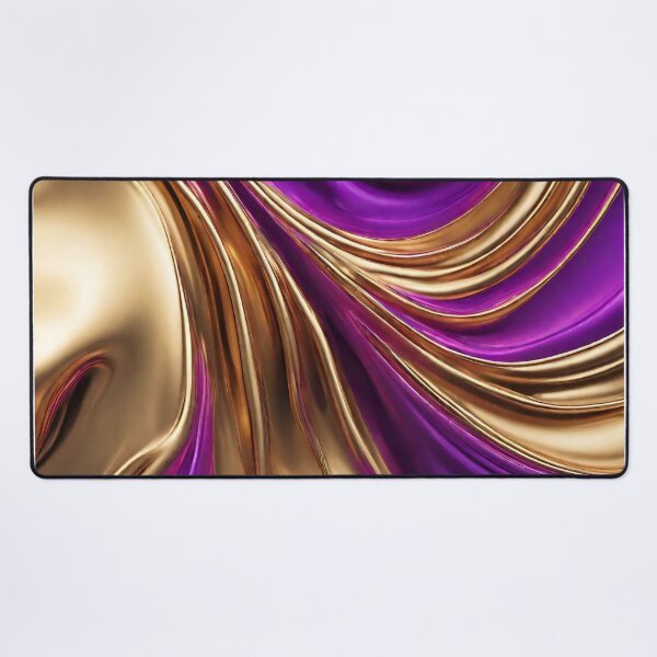 Artikelvorschau, Moderne abstrakte Flow-Kunst – Lila und Gold entworfen und verkauft von artcolory.