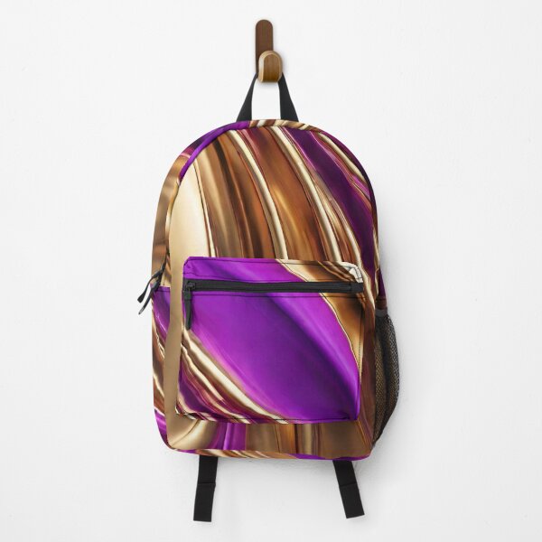 Item preview, Modern Abstract Flow Art- Purple  and Gold designed and sold by artcolory.