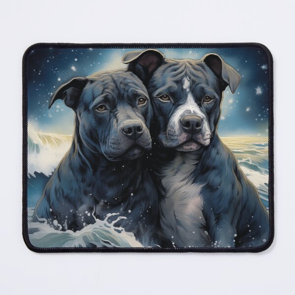Item preview, Beachy Staffies designed and sold by Nocturne Paws.