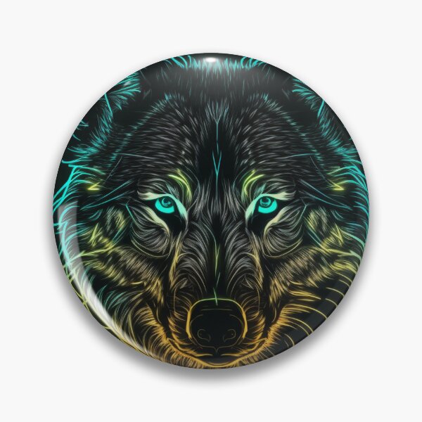 Item preview, Wolf Neon Art 3 designed and sold by AstroRisq.