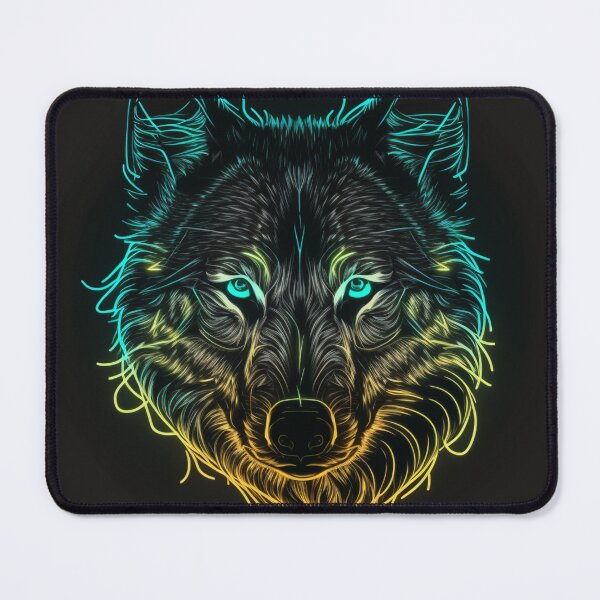 Item preview, Wolf Neon Art 3 designed and sold by AstroRisq.