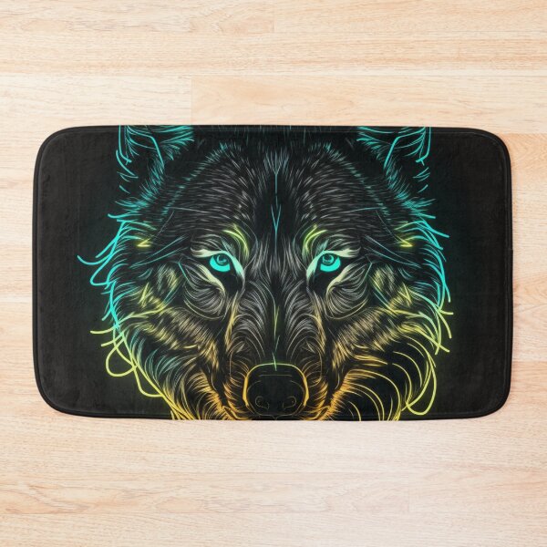 Item preview, Wolf Neon Art 3 designed and sold by AstroRisq.