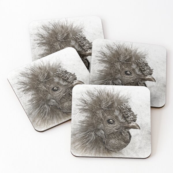 Item preview, Silkie chicken with added texture.  designed and sold by DaveBassett.