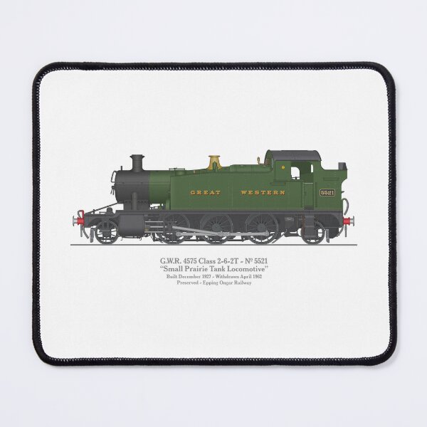 Item preview, GWR Small Prairie Class 4575 Tank Locomotive Number 5521 designed and sold by Steve H Clark.