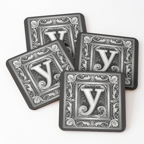 Item preview, MONOGRAM LETTER Y - ELEGANT STYLE designed and sold by philevera.