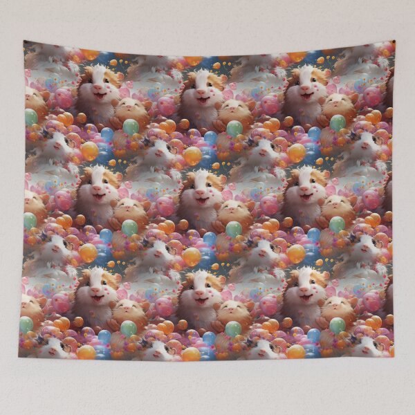 Item preview, Exclusive Artwork Cute Abstract Guinea Pigs Gift Ideas P107-1 designed and sold by MPCFICTION.