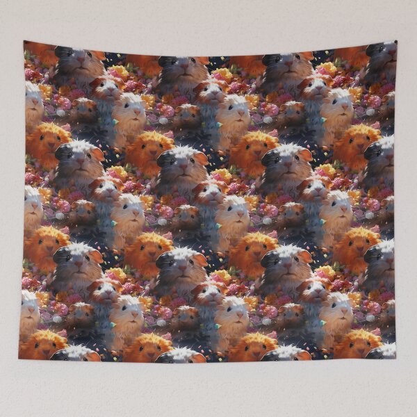 Item preview, Exclusive Artwork Cute Realistic Playful Guinea Pigs Gift Ideas P108-2 designed and sold by MPCFICTION.