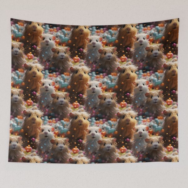 Item preview, Exclusive Artwork Cute Realistic Playful Guinea Pigs Gift Ideas P108-3 designed and sold by MPCFICTION.