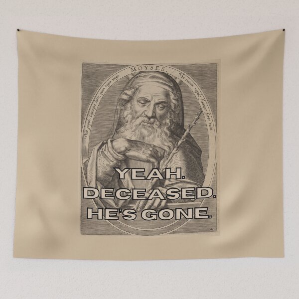 Item preview, Is Moses dead? designed and sold by mustbecows.