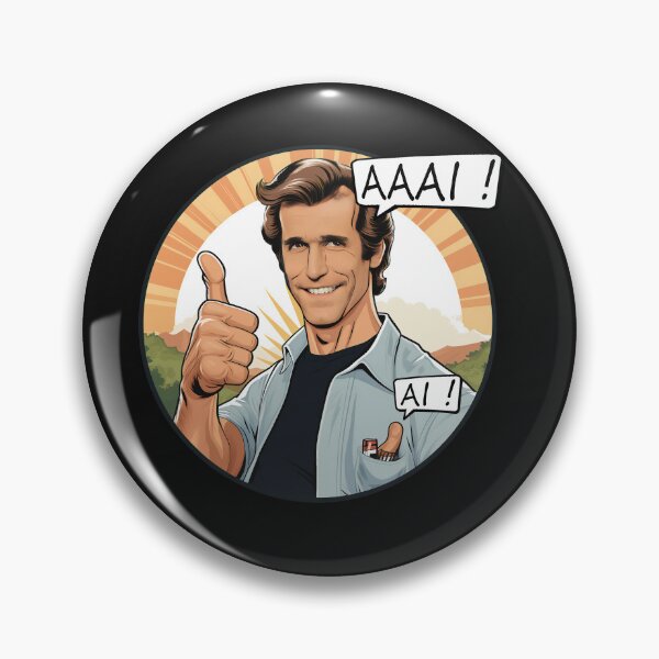 Item preview, Fonzie Loves AI designed and sold by scooterfox.