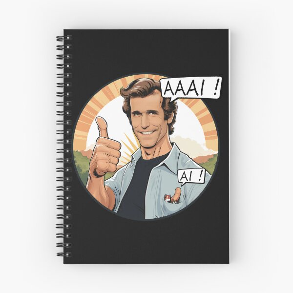 Item preview, Fonzie Loves AI designed and sold by scooterfox.