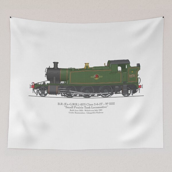 Item preview, Ex-GWR Small Prairie Class 4575 Tank Locomotive Number 5532 designed and sold by Steve H Clark.