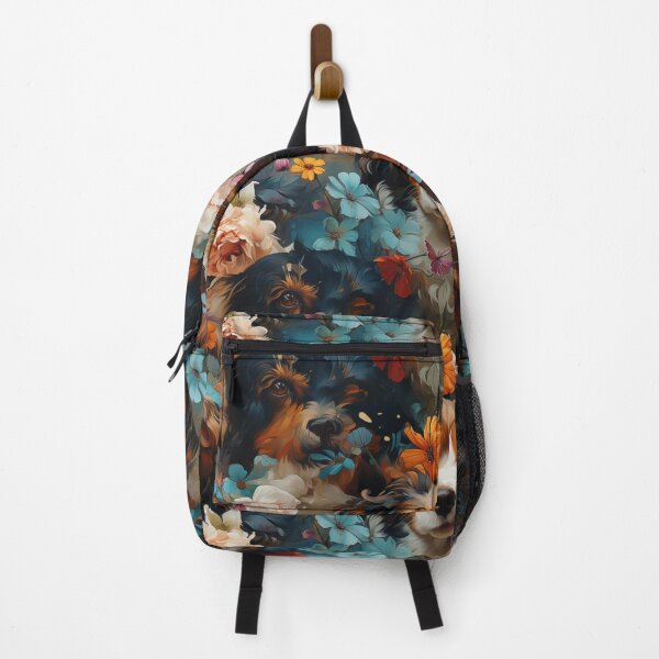 Item preview, Exclusive Artwork Cute Dogs Floral Puppies Gift Ideas P104-3 designed and sold by MPCFICTION.