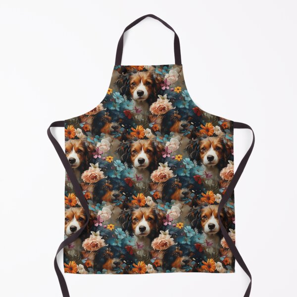 Item preview, Exclusive Artwork Cute Dogs Floral Puppies Gift Ideas P104-3 designed and sold by MPCFICTION.