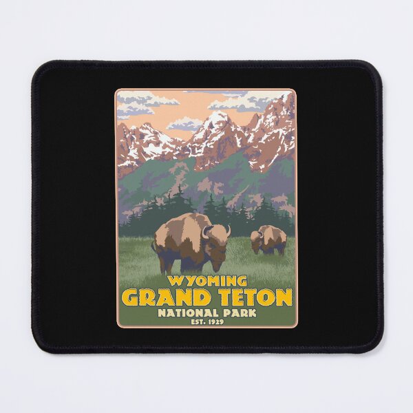 Artikelvorschau, Wyoming Grand Teton Nationalpark Bergwandern entworfen und verkauft von Mealla.
