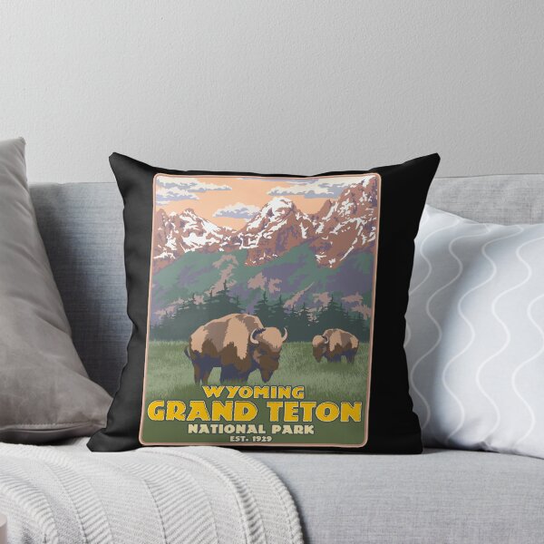 Item preview, Wyoming Grand Teton National Park Mountain Hiking designed and sold by Mealla.