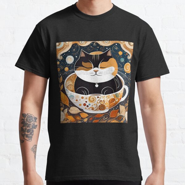 Item preview, Half Caff Cat Coffee designed and sold by HalluciGenetics.