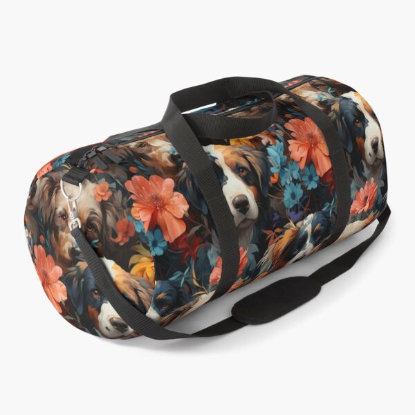 Item preview, Exclusive Artwork Cute Dogs Floral Puppies Gift Ideas P104-1 designed and sold by MPCFICTION.