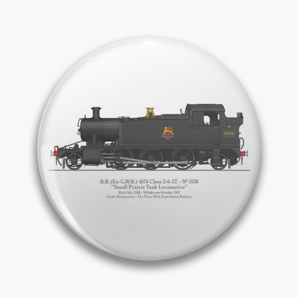 Item preview, Ex-GWR Small Prairie Class 4575 Tank Locomotive Number 5538 designed and sold by Steve H Clark.