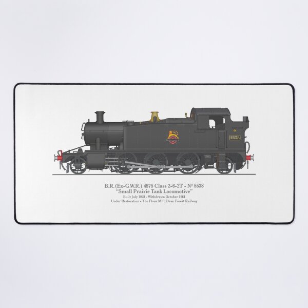 Item preview, Ex-GWR Small Prairie Class 4575 Tank Locomotive Number 5538 designed and sold by Steve H Clark.