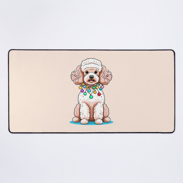 Item preview, Poodle With Christmas Lights designed and sold by Itsheartshop.