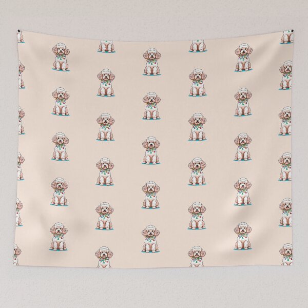 Item preview, Poodle With Christmas Lights designed and sold by Itsheartshop.
