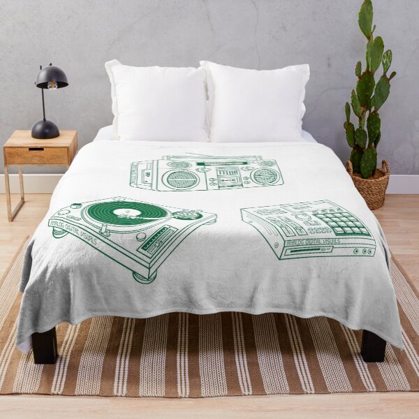 Item preview, Boombox, Beat Maker, Turntable (Cadmium Green Lines) Analog / Music designed and sold by analogdigitalvz.