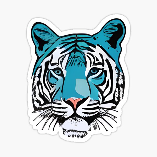 Vista previa del artículo con la obra «tigre azul», diseñado y vendido por Bernd Friese.
