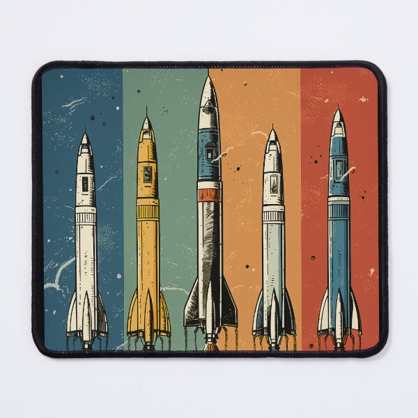 Item preview, Retro Futurism (Rockets) designed and sold by scooterfox.