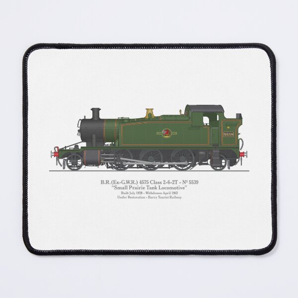 Item preview, Ex-GWR Small Prairie Class 4575 Tank Locomotive Number 5539 designed and sold by Steve H Clark.