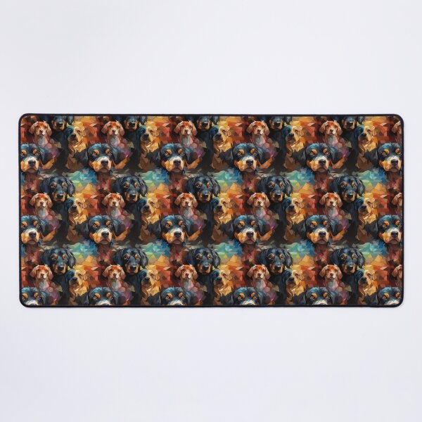 Item preview, Exclusive Artwork Cute Dogs Mosaic Puppies Gift Ideas P103-3 designed and sold by MPCFICTION.