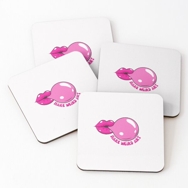 Item preview, Make Weird Art with Pink Lips and Bubblegum designed and sold by karabullock.
