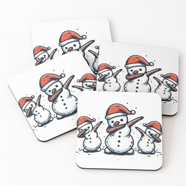 Item preview, Three Dabbing Snowmen designed and sold by HeadTurningArt.