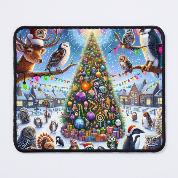 Item preview, Christmas Gathering of Woodland Creatures designed and sold by MokkaCattern.