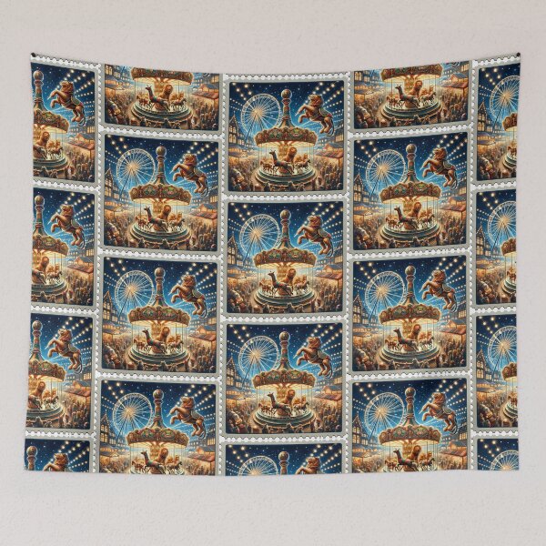 Item preview, Enchanted Evening at the Holiday Fair designed and sold by MokkaCattern.