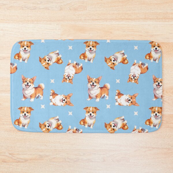 Item preview, Happy Corgi Pups, Adorable Dog Art, A Wonderful Gift for Fur Parents designed and sold by furrlieben.