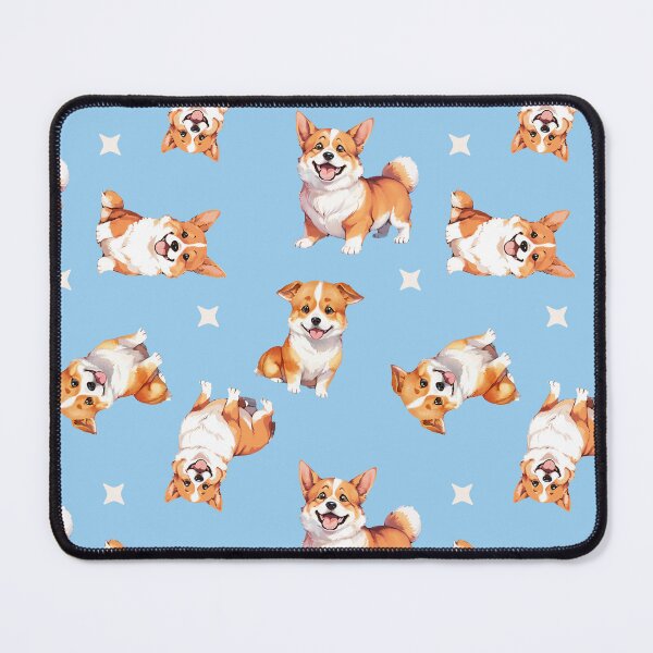 Item preview, Happy Corgi Pups, Adorable Dog Art, A Wonderful Gift for Fur Parents designed and sold by furrlieben.