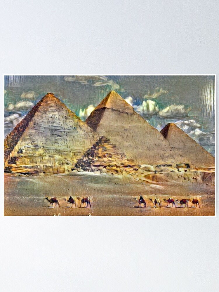 Marco de Fotos de Madera de pirámide para Fotos o póster de tamaño