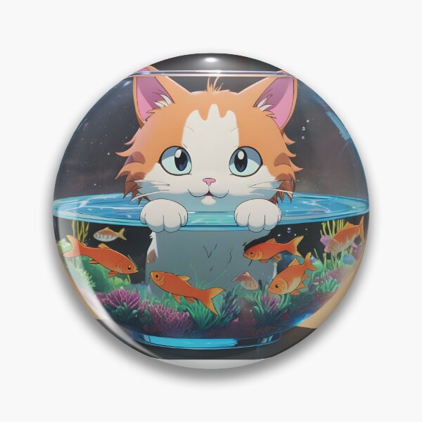 Item preview, Cat in a fish bowl designed and sold by Abhishek0129.