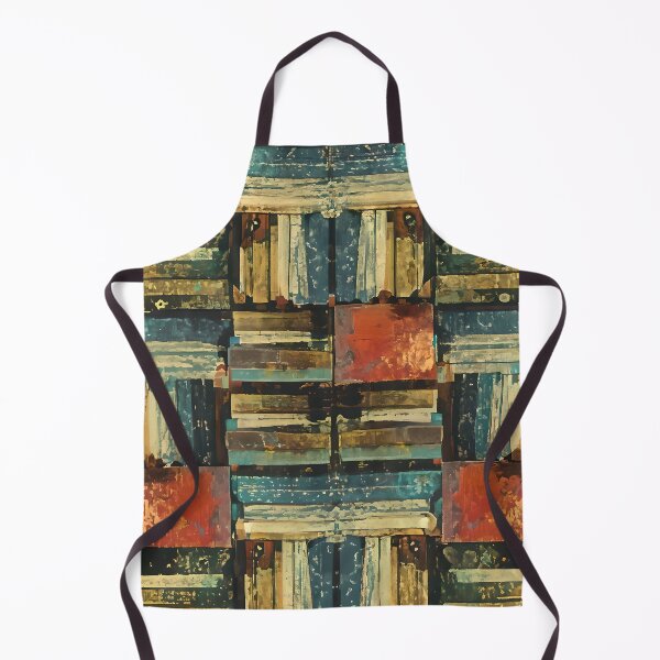 Item preview, Bookshelf pattern Bill Sienkiewicz designed and sold by ChataMaroon.