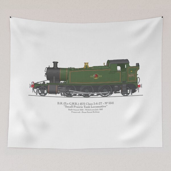 Item preview, Ex-GWR Small Prairie Class 4575 Tank Locomotive Number 5541 designed and sold by Steve H Clark.