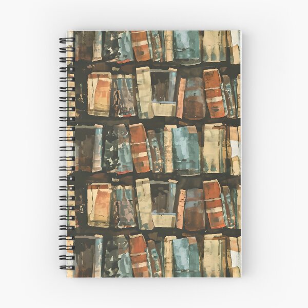Item preview, Bookshelf pattern Bill Sienkiewicz flat graphic design designed and sold by ChataMaroon.